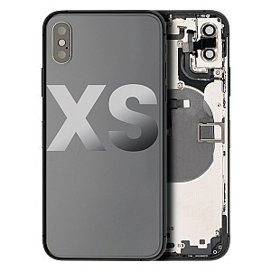 Back Housing with Small Parts - Black (Space Grey) for iPhone XS [OEM Refurbished]